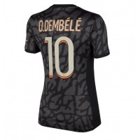 Camiseta Paris Saint-Germain Ousmane Dembele #10 Tercera Equipación para mujer 2023-24 manga corta